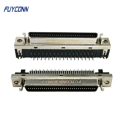 68পিন SCSI সংযোগকারী PCB সমকোণ মহিলা 1.27 মিমি সংযোগকারী CN টাইপ W/ ফিক্সনেস হ্যাঙ্গার