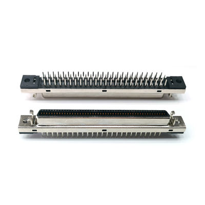 PCB স্ট্রেইট SCSI সংযোগকারী CN টাইপ 100pin 1.27mm মহিলা MDR সংযোগকারী