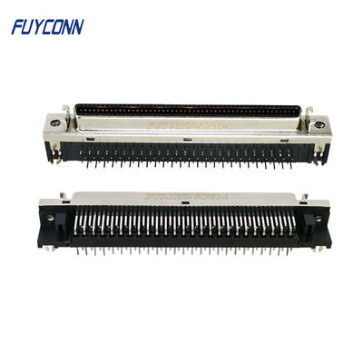 100 পিন SCSI সংযোগকারী মহিলা DIP ডান কোণ PCB MDR সংযোগকারী