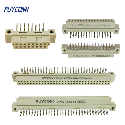 PCB DIN41612 সংযোগকারী 90 ডিগ্রি মহিলা ইউরোকার্ড 41612 সংযোগকারী R/A PCB