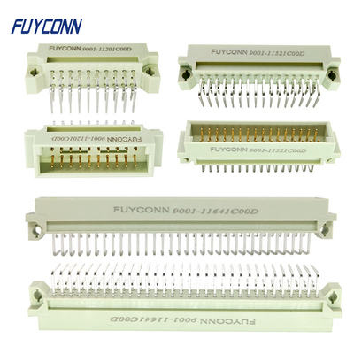 3 সারি DIN41612 সংযোগকারী পুরুষ 90 ডিগ্রি R/A PCB ইউরো 41612 সংযোগকারী